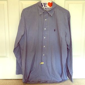 Long sleeve Ralph Lauren button down shirt